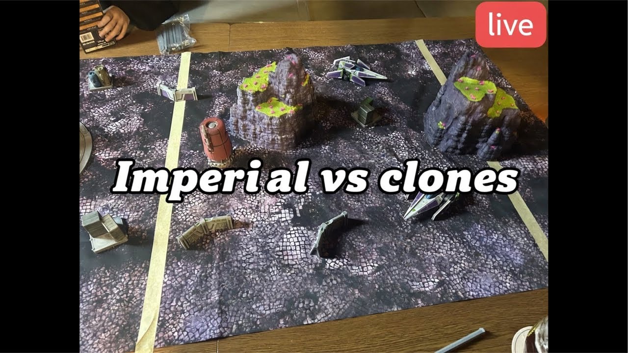 Imperial vs Clones – Epická vesmírná bitva! | Star Wars X-Wing / Legion Battle Report