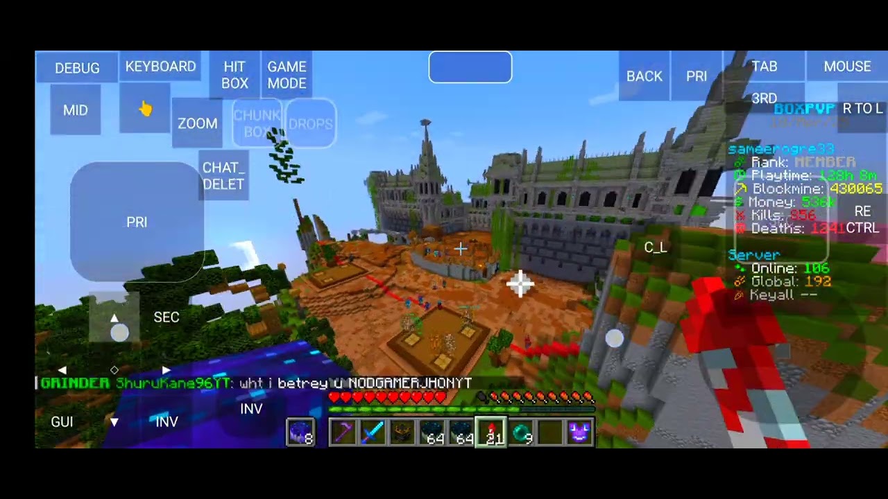 Join the best server space mc boxpvp