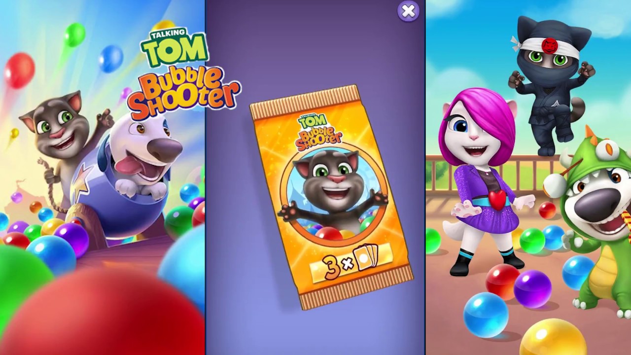 Пузырьки Тома НОВЫЕ НАКЛЕЙКИ  #2 bubbles Tom  Бабл шутер игра как мультик для детей