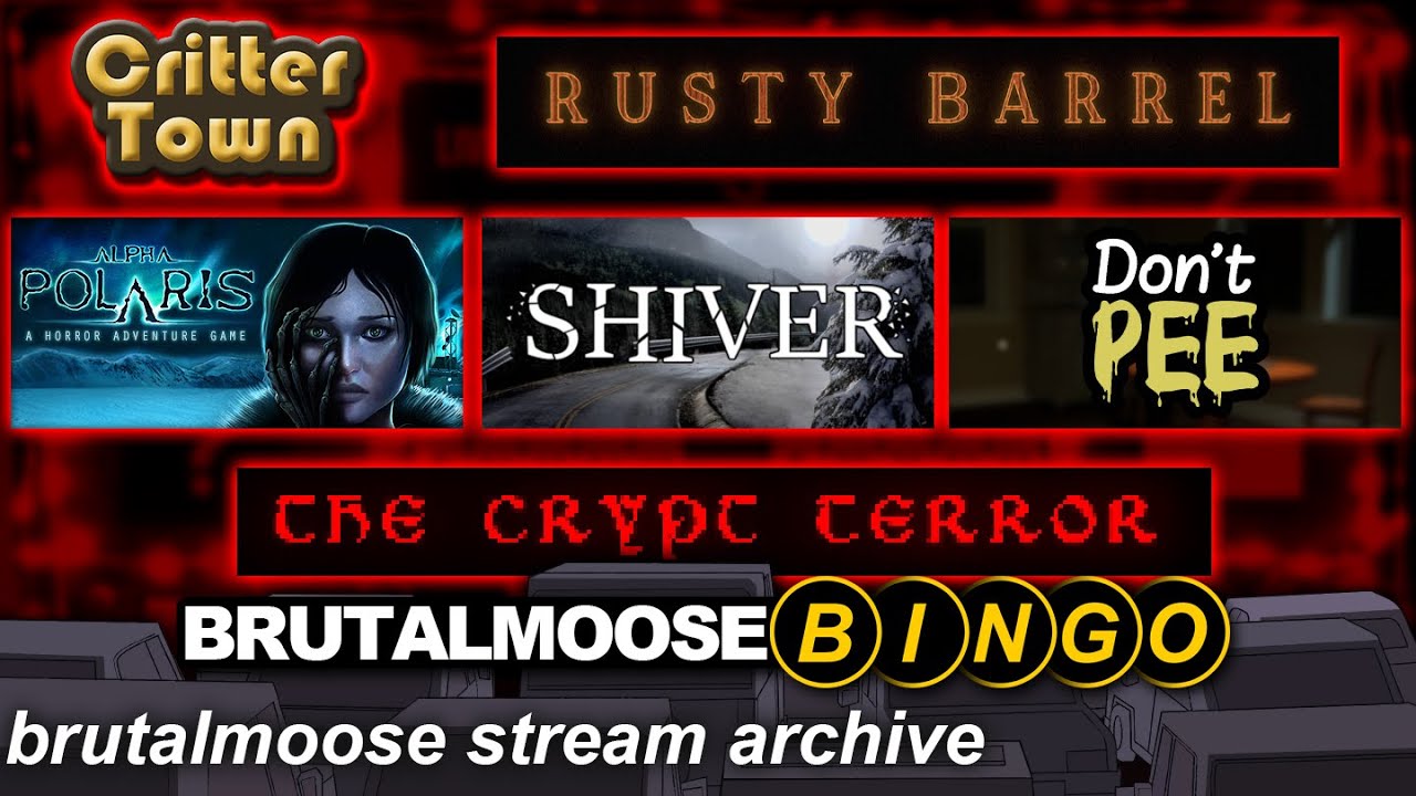 even more indie horror games! | Scary Bingo
