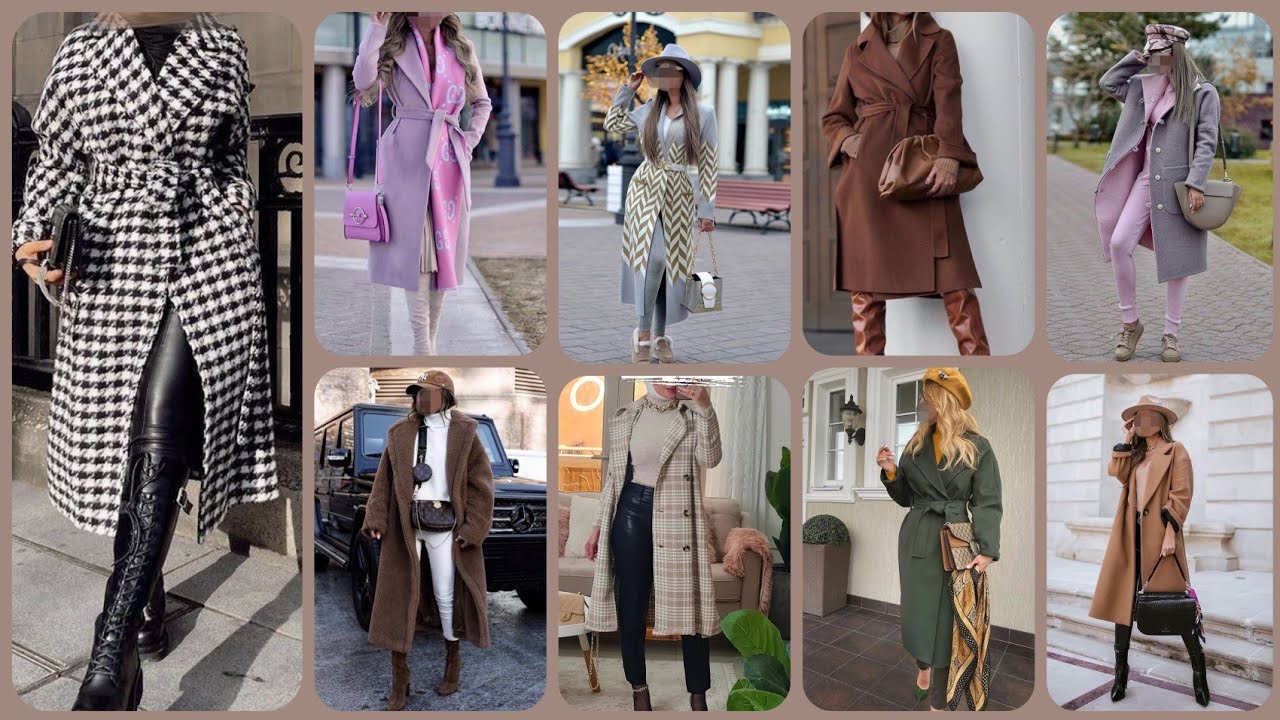 معاطف شتوية للمحجبات وغير المحجبات  2023 مونطوات أنيقة  manteaux d'hiver pour les femmes