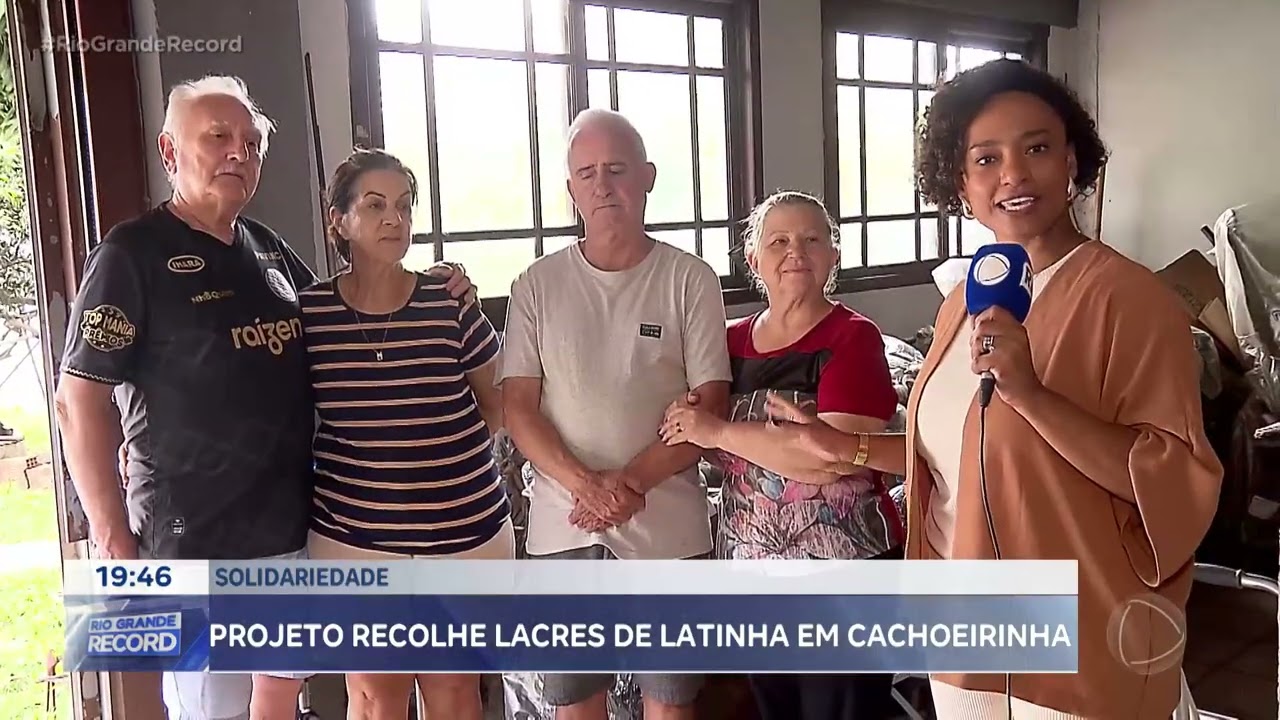 Arrecadação de lacre e tampinhas 