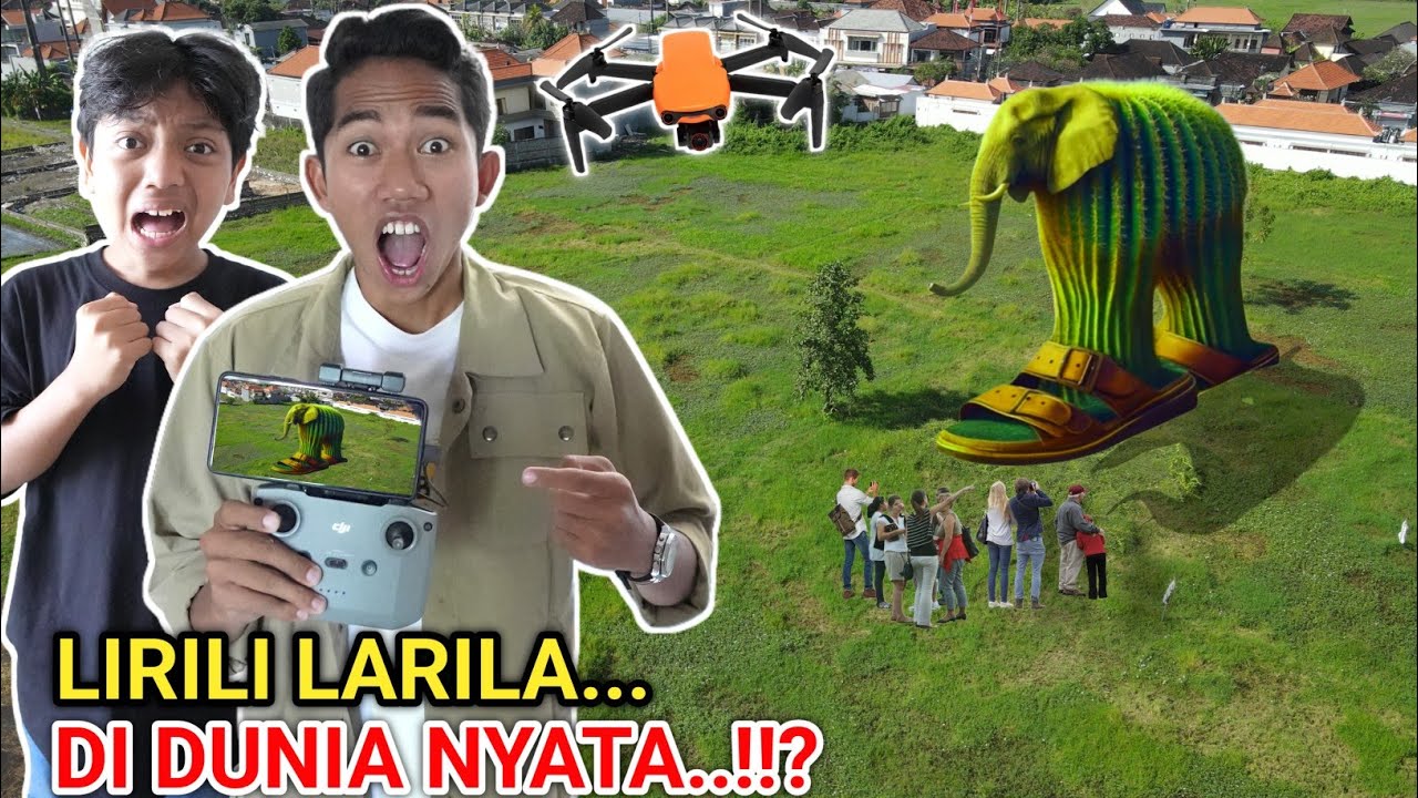 DRONE BERHASIL MENANGKAP LARILI LARILA GIGAS MUNCUL DIDUNIA NYATA??😱 | Mikael TubeHD