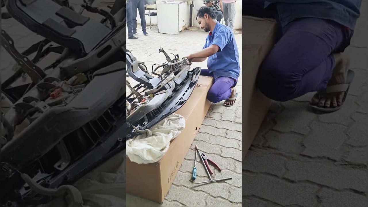 Dzire dashboard remove@airbag work@ maruti suzuki dzire full fitting .