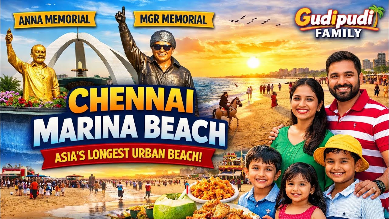 Chennai Marina Beach &ndash; Asia&rsquo;s Longest Urban Beach | Complete Travel Guide