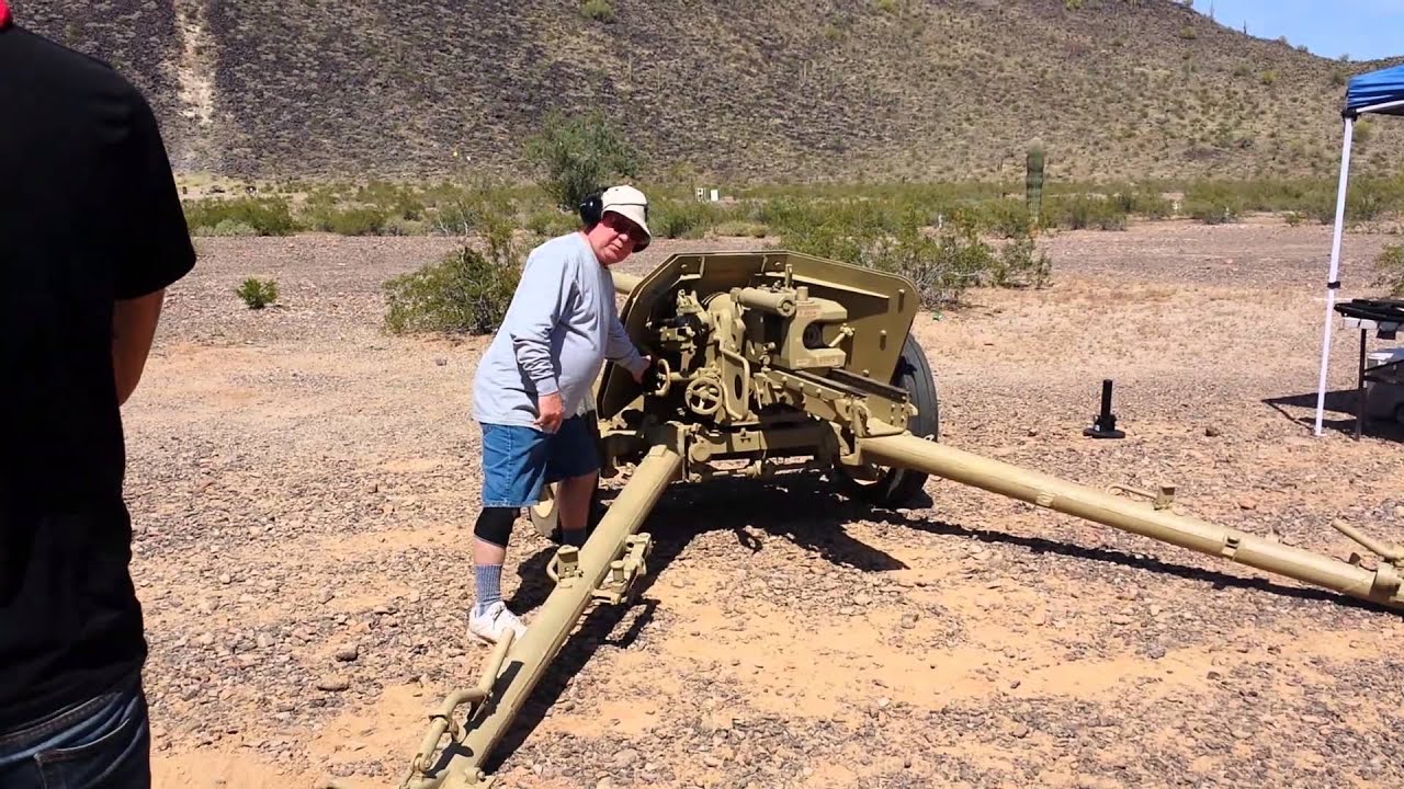Firing Germany Pak-40