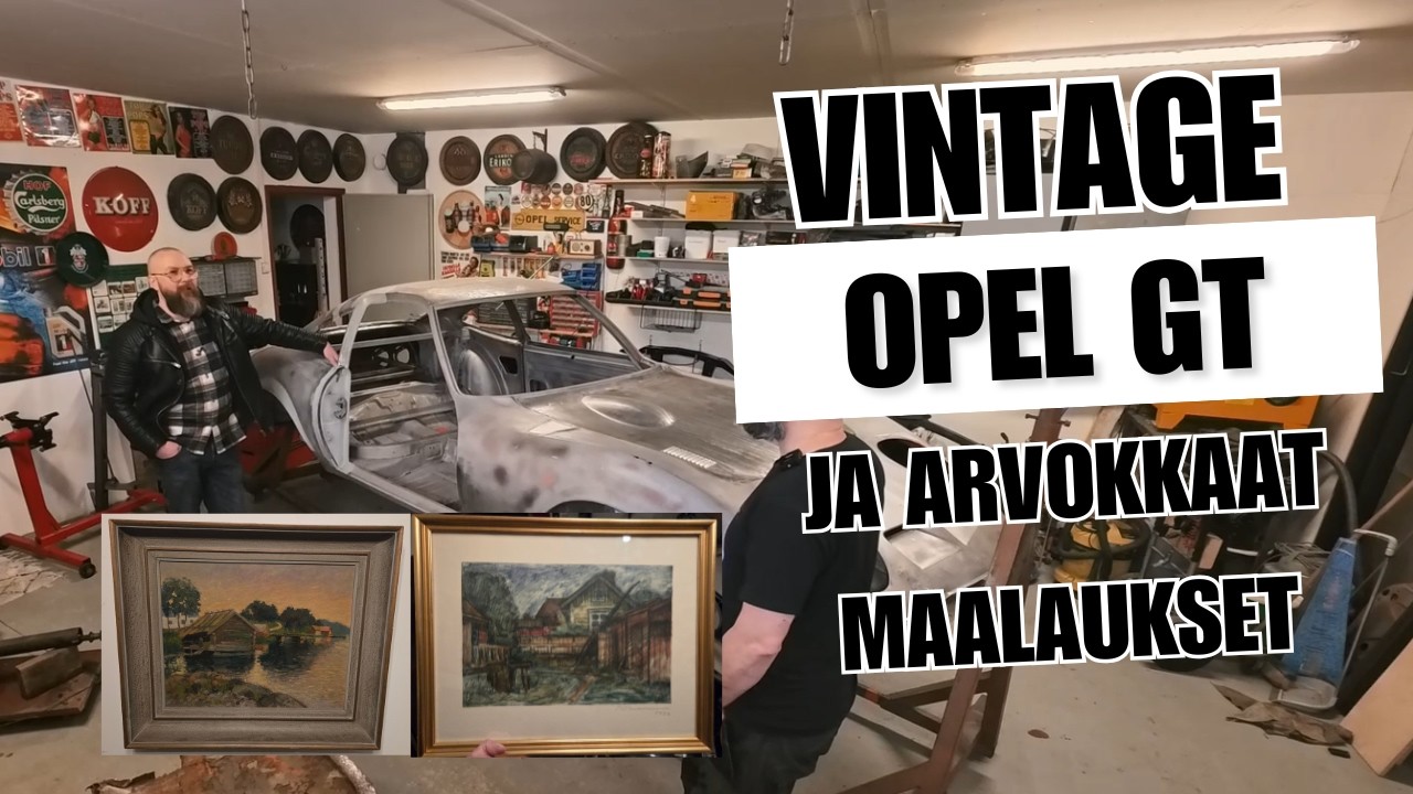 Käydään tutustumassa Opel GT:n kunnostukseen ja selvitetään löytyykö sieltä maatilan arvoinen taulu!