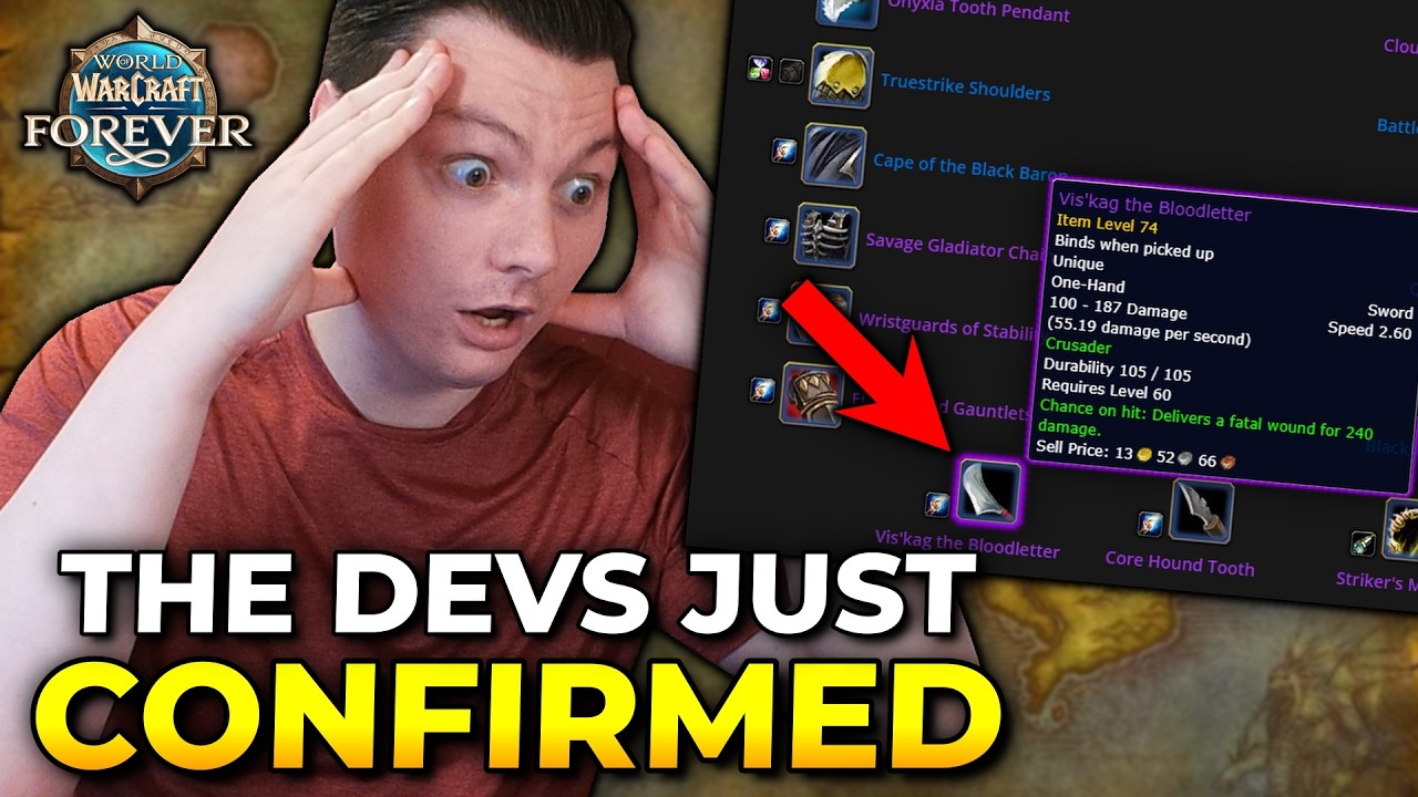 Blizzard FINALLY Reveals Gear Progression in WoW Forever...