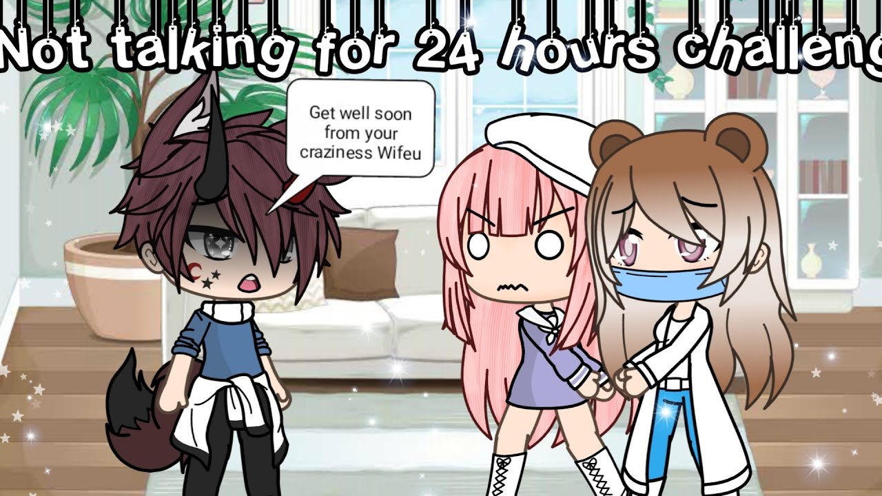 Not talking For 24 Hours Challenge || Gacha Life ||