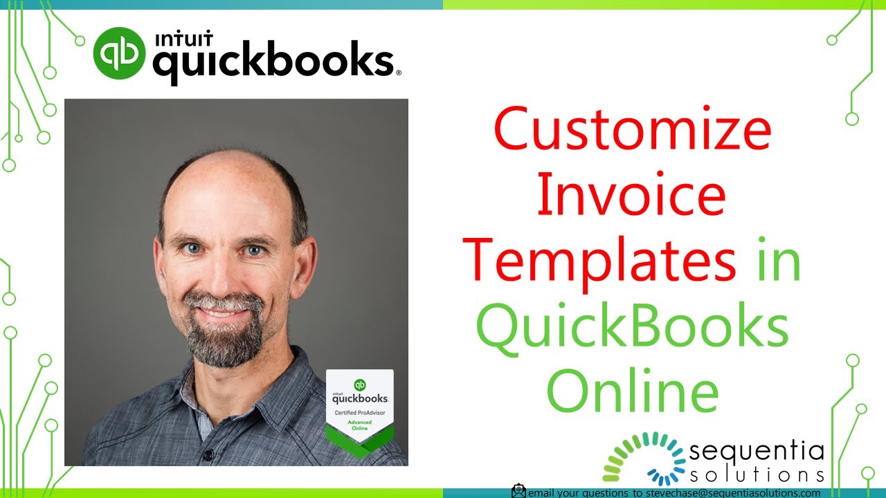 Настройка шаблонов счетов-фактур в QuickBooks Online