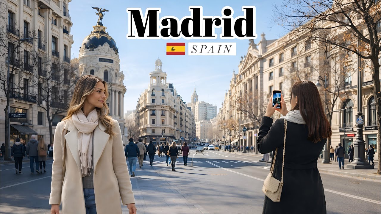The Most Beautiful City In Europe - Madrid Spain 🇪🇸 - 4K Walking Tour