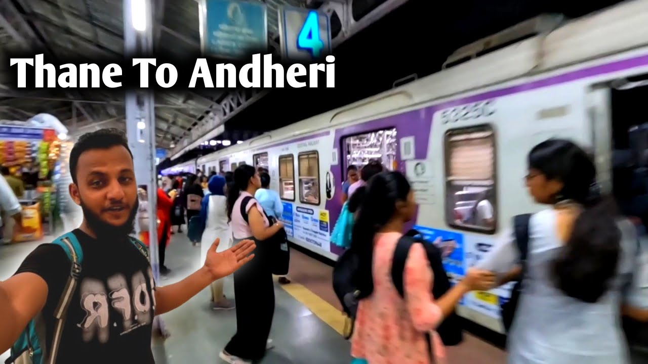 Thane to andheri local train 🚝🚆