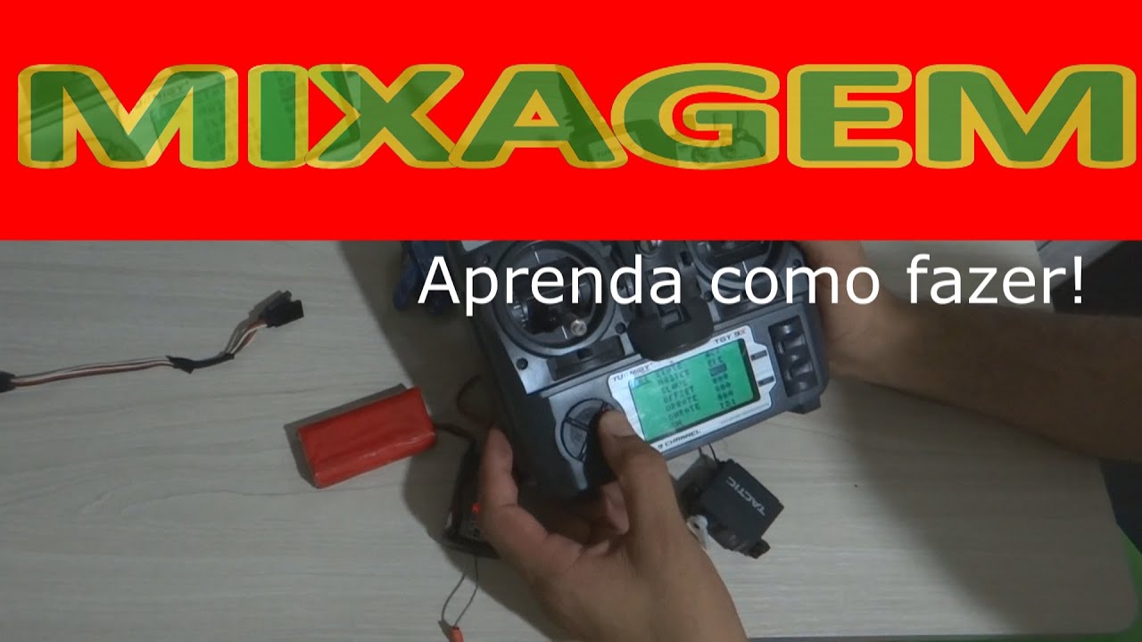 Turnigy 9x - como fazer Mixagem no rádio