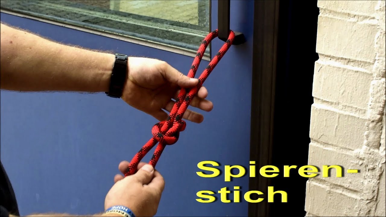 Knoten und Stiche der Feuerwehr: Der Spierenstich
