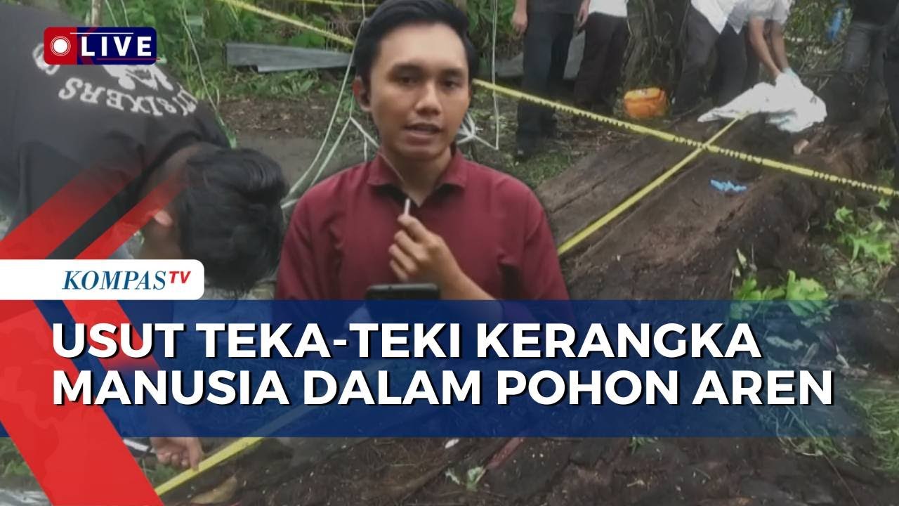 Pra Rekonstruksi Temuan Kerangka Manusia di Batang Pohon Aren, Polisi Temukan Apa? | KOMPAS SIANG