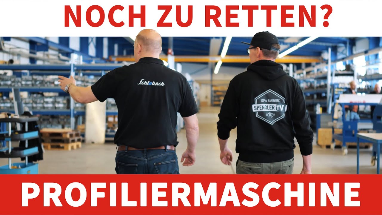 Noch zu retten? Unsere 40 Jahre alte Schlebach Profiliermaschine