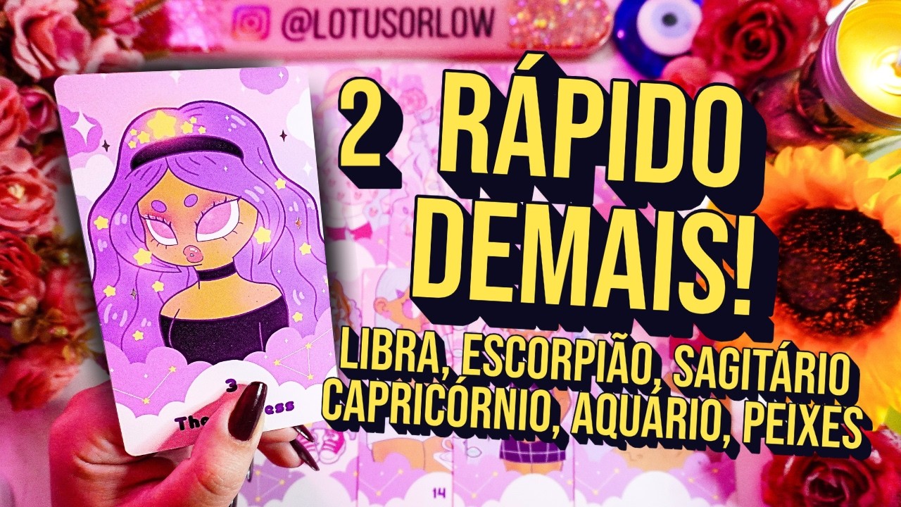 🔮2️⃣TUDO QUE VEM RÁPIDO esse mês: LIBRA, ESCORPIÃO, SAGITÁRIO, CAPRICÓRNIO, AQUÁRIO, PEIXES | TAROT