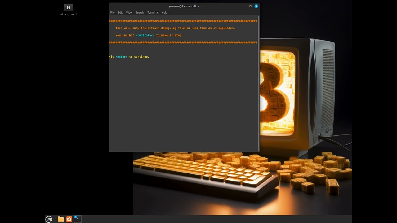 Solo Lottery Mining Bitcoin with a ParmanodL Laptop