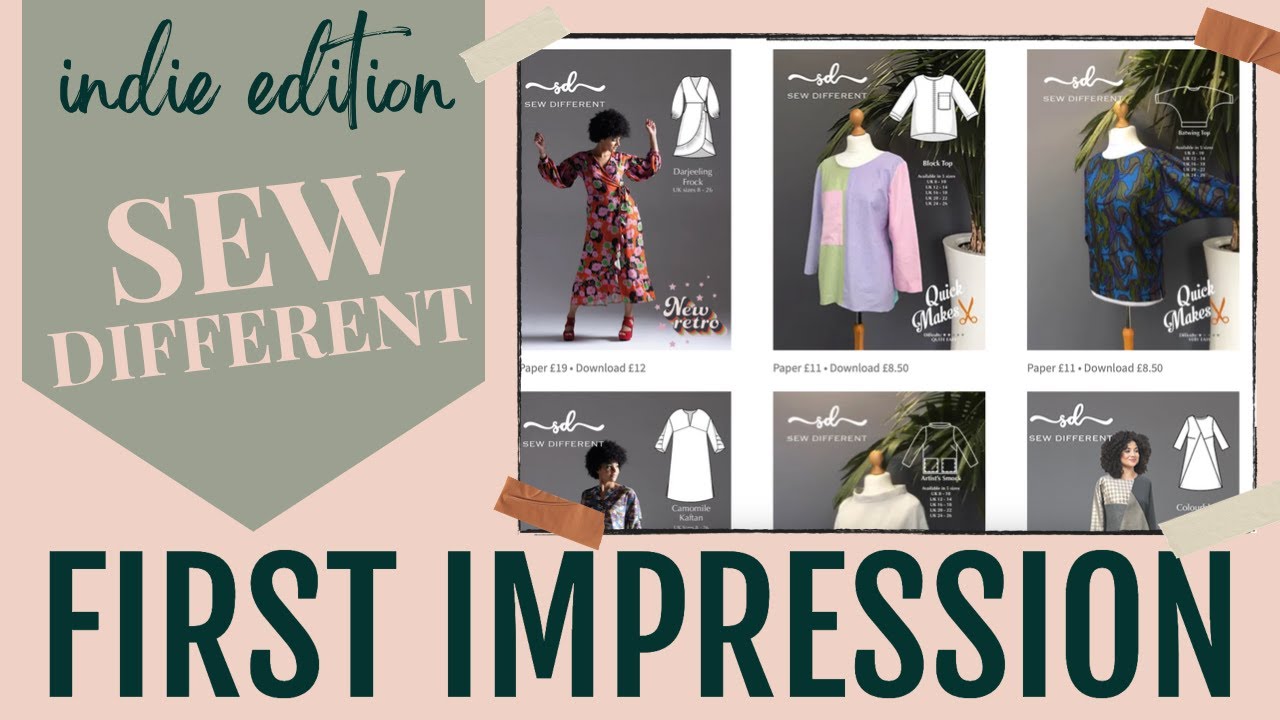 Обзор: Коллекция инди-выкроек для шитья SEW DIFFERENT