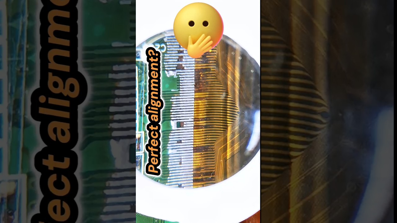 CRITICAL COF TAB FLEX REPAIR | LED LCD Panel Restoration #panelrepair #microsoldering #electronics