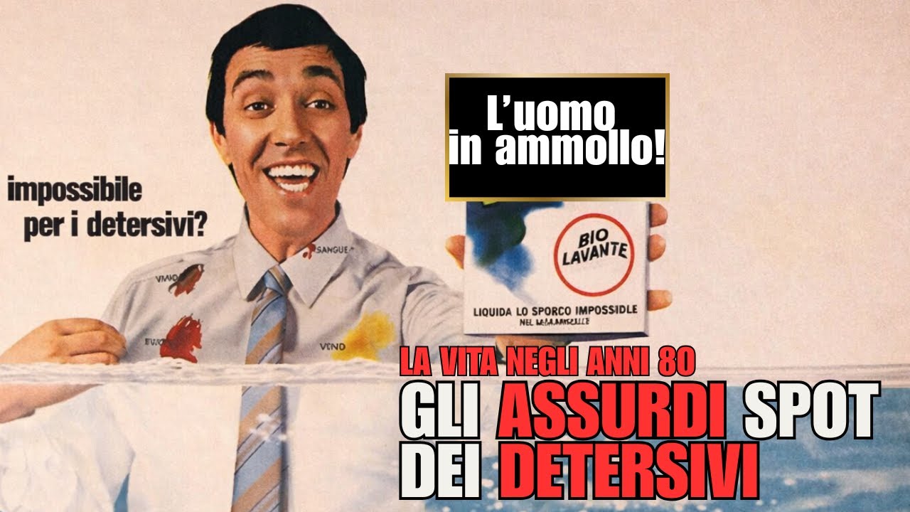 🫧🪣La vita negli anni 80 - Gli ASSURDI spot dei detersivi🫧🪣