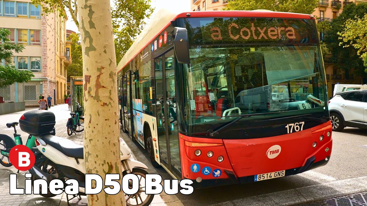 Автобус D50 - Автобус из Барселоны - Полное путешествие