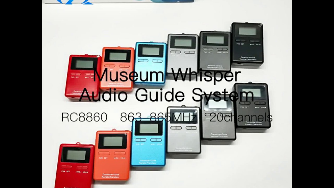 RC8860 Museum Whisper Audio Guide System - RICH AGE