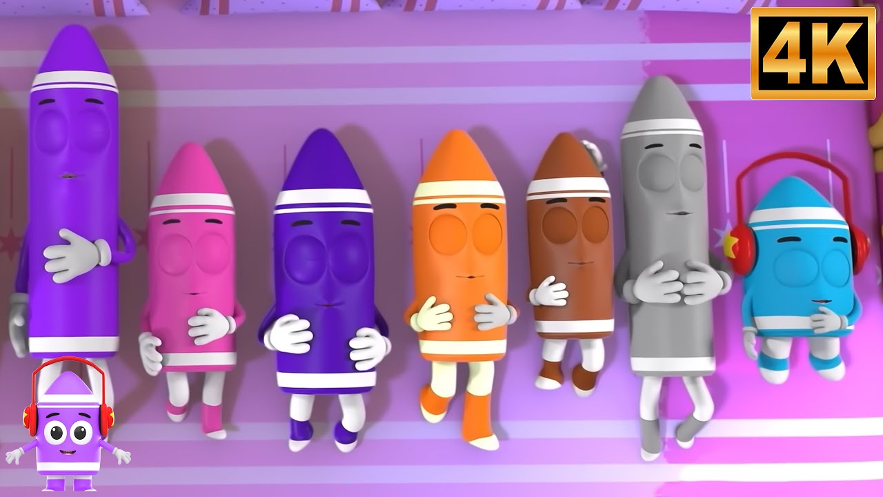 สิบในเตียง เพลง | เพิ่มเติม การเรียนรู้คำคล้องจองและวิดีโอการ์ตูน - Baby Rainbow