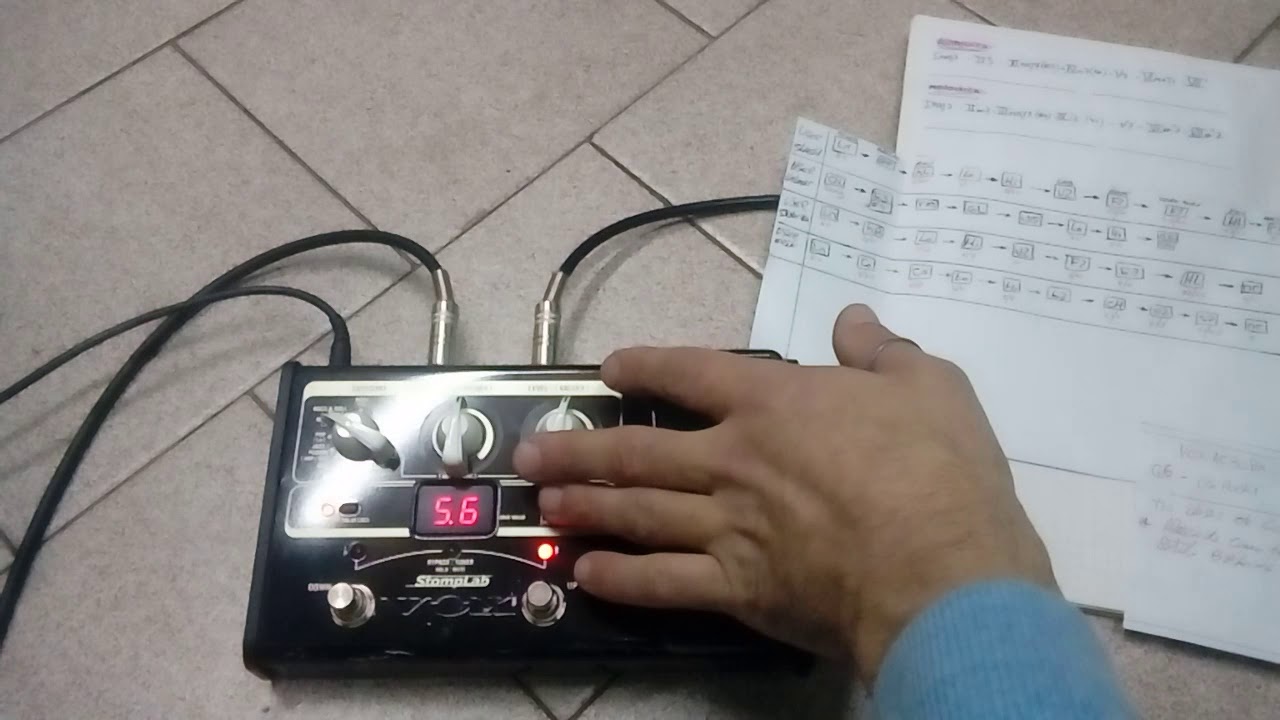 VOX STOMPLAB 2 - armar efecto