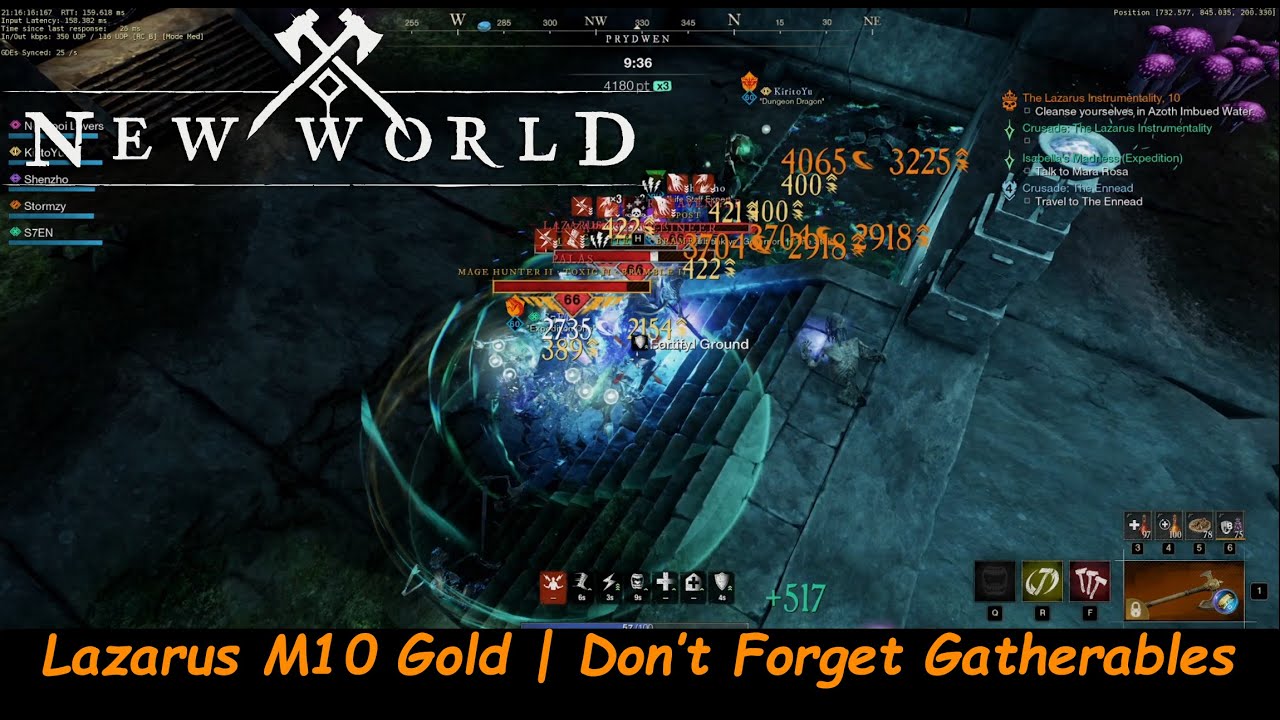 New World | Lazarus M10 Gold | Mutation Overgrown