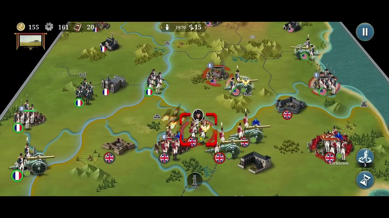 Осада Йорктауна (в игре European War 6)