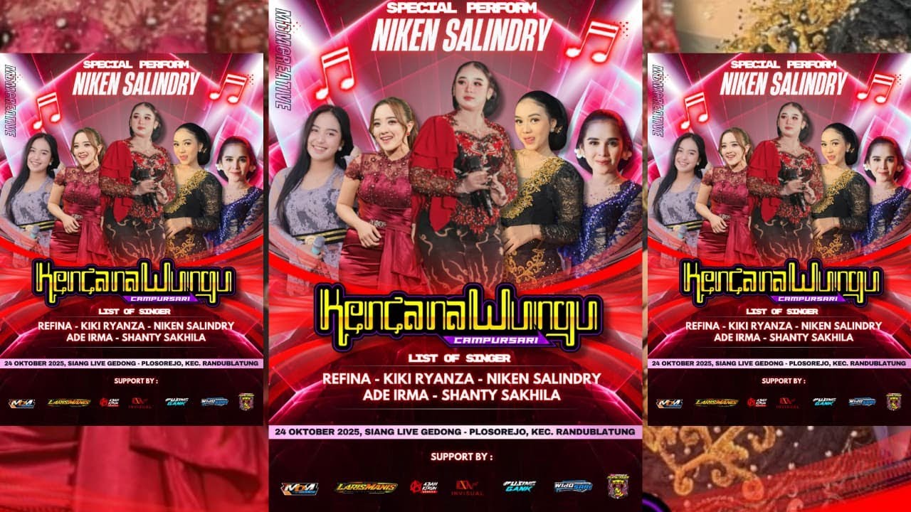 🔴LIVE NIKEN SALINDRY feat KENCANA WUNGU /HAPPY WEDDING 