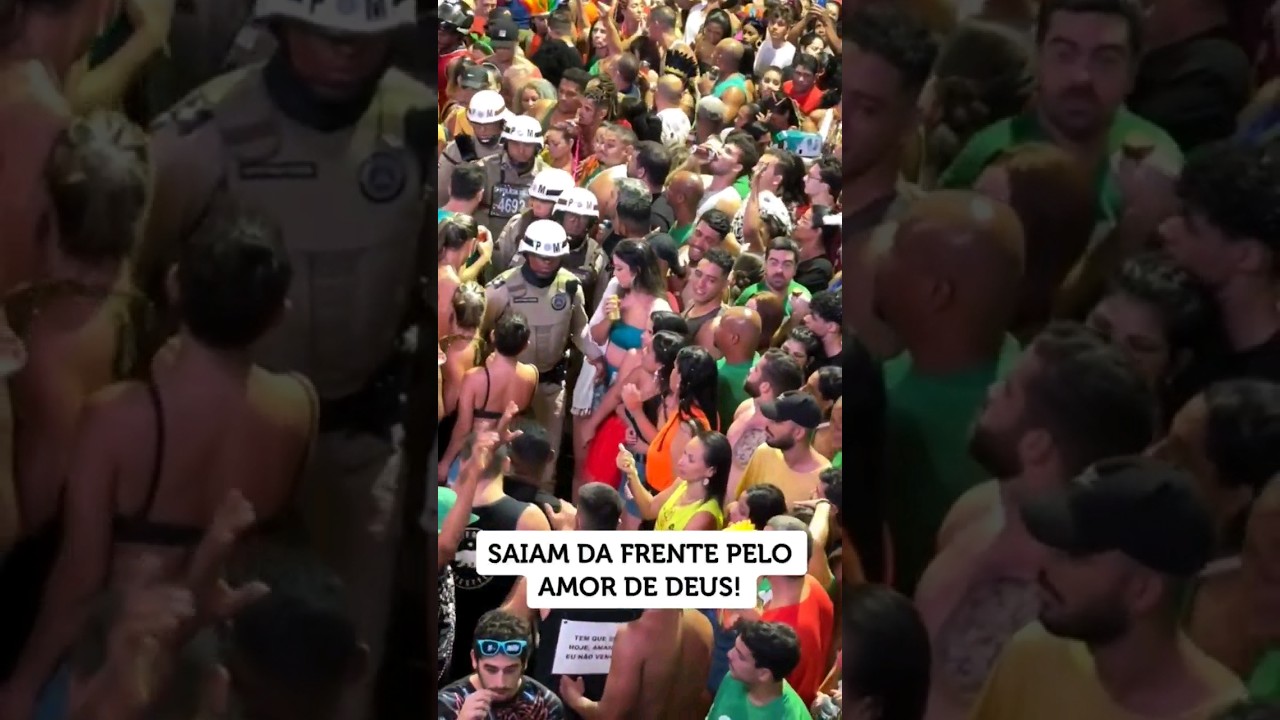 Com trilha sonora fica melhor ainda #policiamilitar #militar #pmba #papamike #carnaval #pilicia