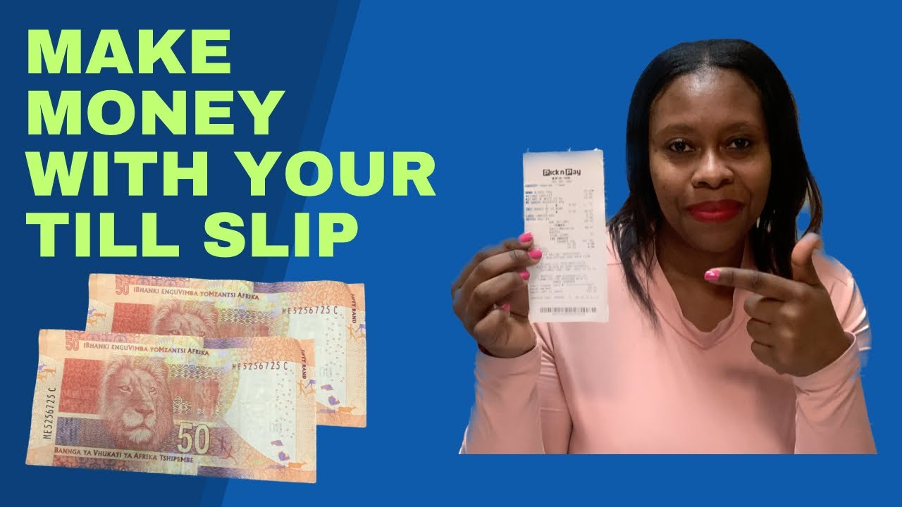 MAKE MONEY ONLINE WITH YOUR SMARTPHONE BY SNAPPING YOUR TILL SLIPS