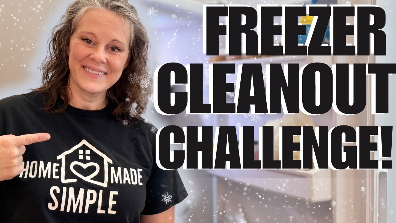 EATING FOR *ALMOST* FREE - FREEZER CLEANOUT CHALLENGE #frugalmeals  #freemeals #homemadesimple
