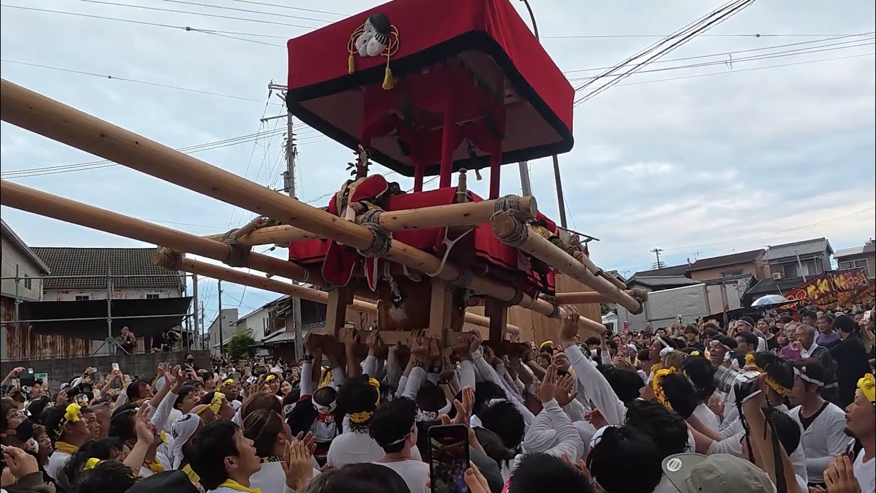 令和７年度 御坊祭 本祭 濵之瀨組 宮入 2025.10.5