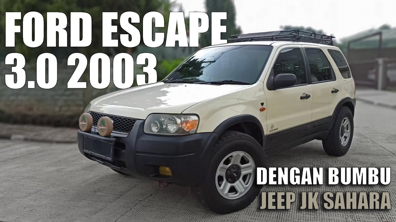 VLOG #12 Baru Pertama Kali Nyobain Nyetir Mobil Ini | FORD ESCAPE 3.0 2003 4x2