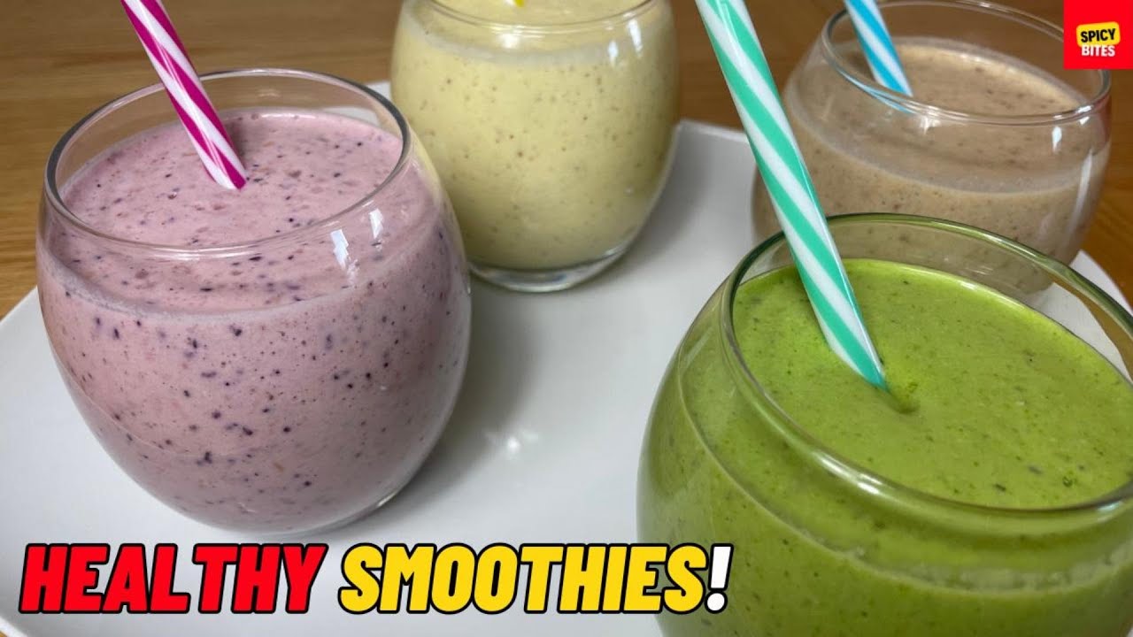 FOUR HEALTHY SMOOTHIE RECIPES | MY FAMILY LOVE THESE