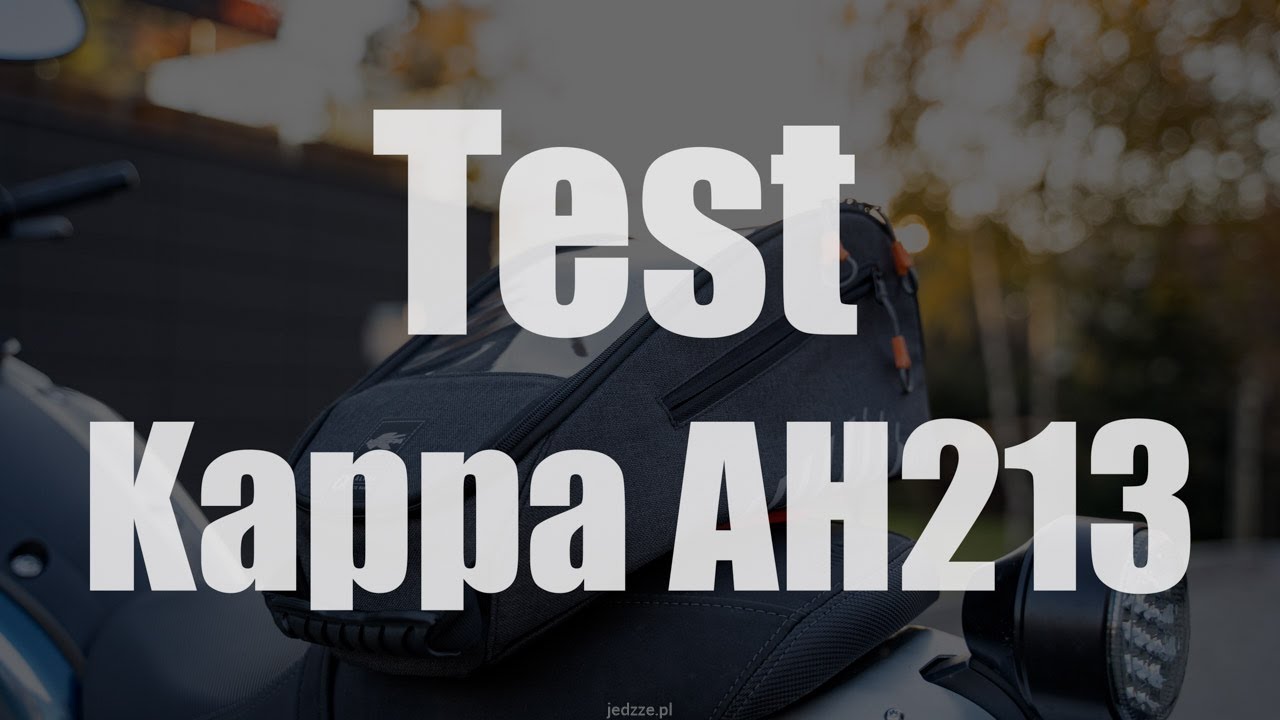 Test #1 - tankbag Kappa AH213