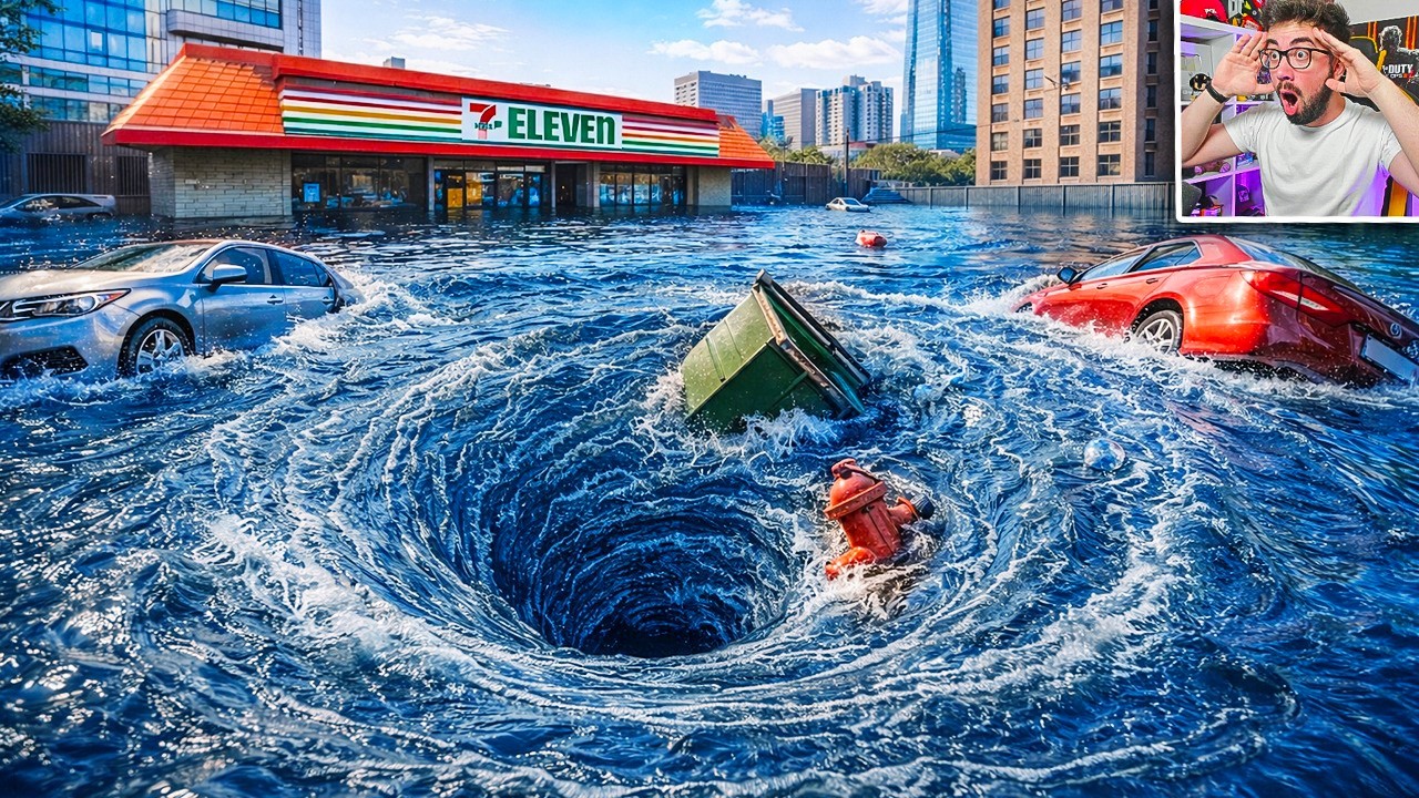 ASÍ SE INUNDÓ UN 7-ELEVEN POR COMPLETO 😱 | Drain Sim