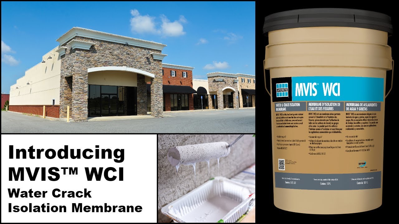 Introducing MVIS WCI Water Crack Isolation Membrane