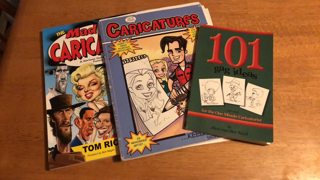 My Top 3 Books for Drawing Caricatures!