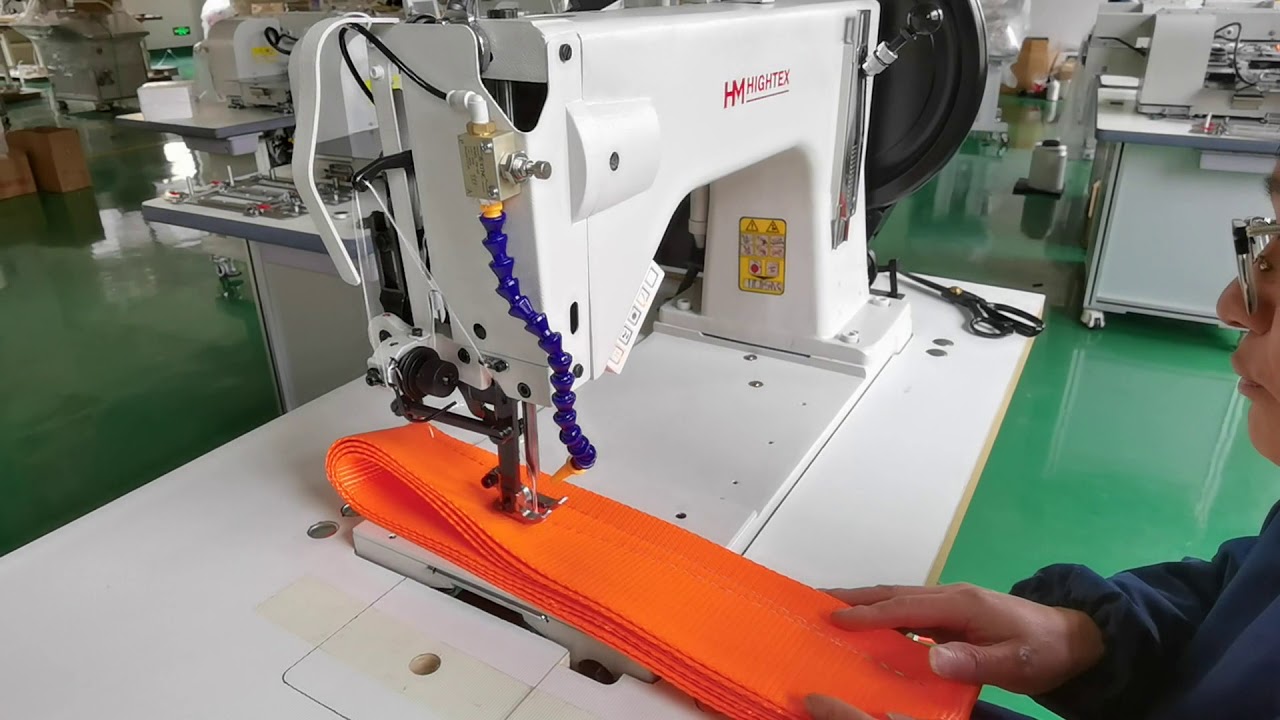 Super heavy duty webbing lifting sling sewing machine to Peru
