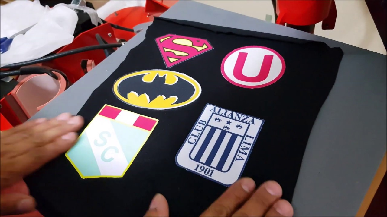 Bifaz textil en fibra para hacer parches sublimados
