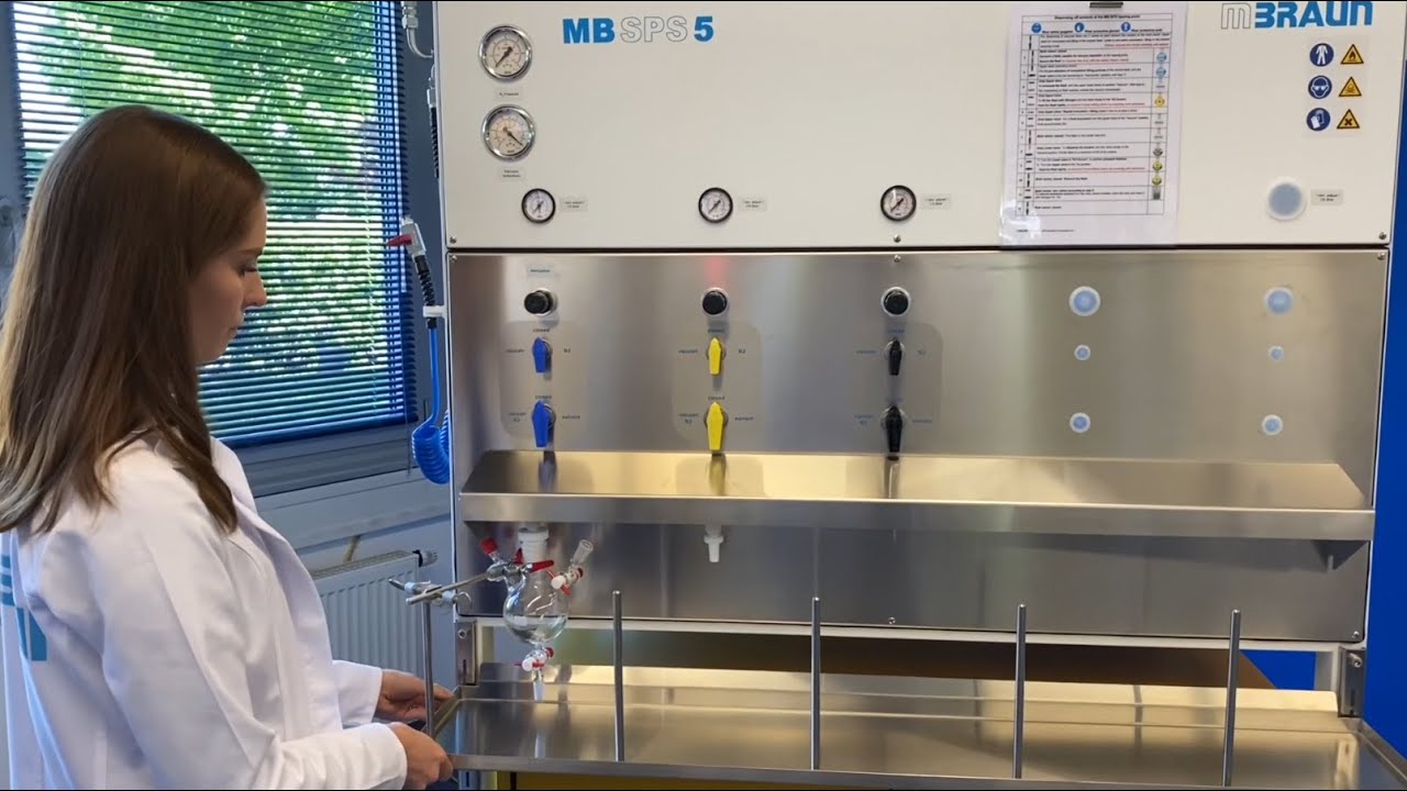How to dispense Solvents with your MBRAUN SPS (Solvent Purification System)