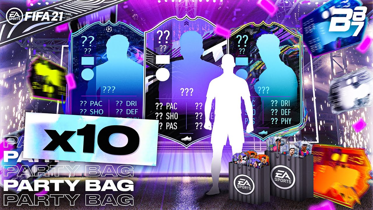 10 X NEW PARTY BAG PACKS! | FIFA 21 ULTIMATE TEAM