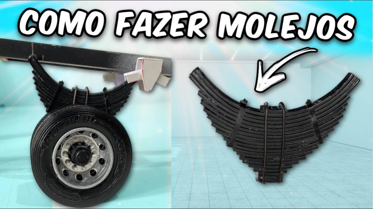 COMO FAZER MOLEJO ARQUEADO PRA MINIATURA DE CAMINHÃO