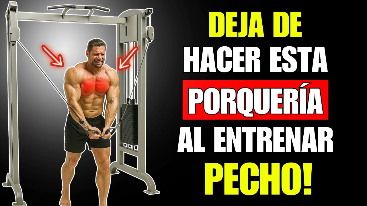 ⚠️ ¿Más de 40 ¡NUNCA Hagas Estos 4 Ejercicios de Pecho! (Cámbialos por Estos Otros!)