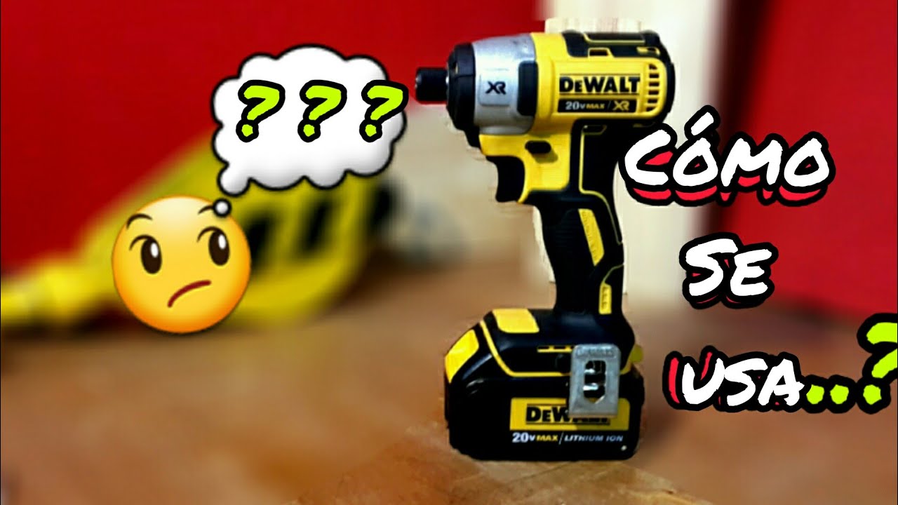🔴APRENDE Como USAR el ATORNILLADOR de IMPACTO || TUTORIAL de HERRAMIENTAS