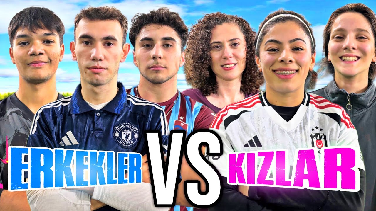 ERKEKLER VS KIZLAR HALI SAHA RÖVANŞ MAÇI!